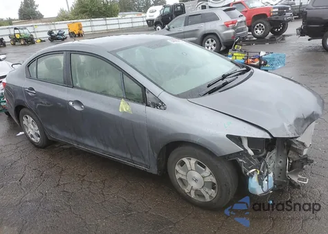 2012 Honda Civic Hybrid L z USA, uszkodzony, nr VIN JHMFB4F31CS006300